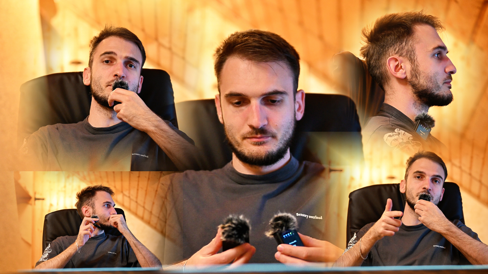 Sebi Tudora, fondator STCreative Studio, în timpul unei filmări